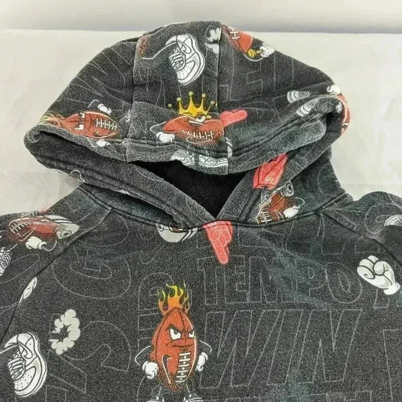 Nike 3 Brand By Russell Wilson Ballers Boys Graphic Hooded Sweatshirt Sz Large - Picture 6 of 12